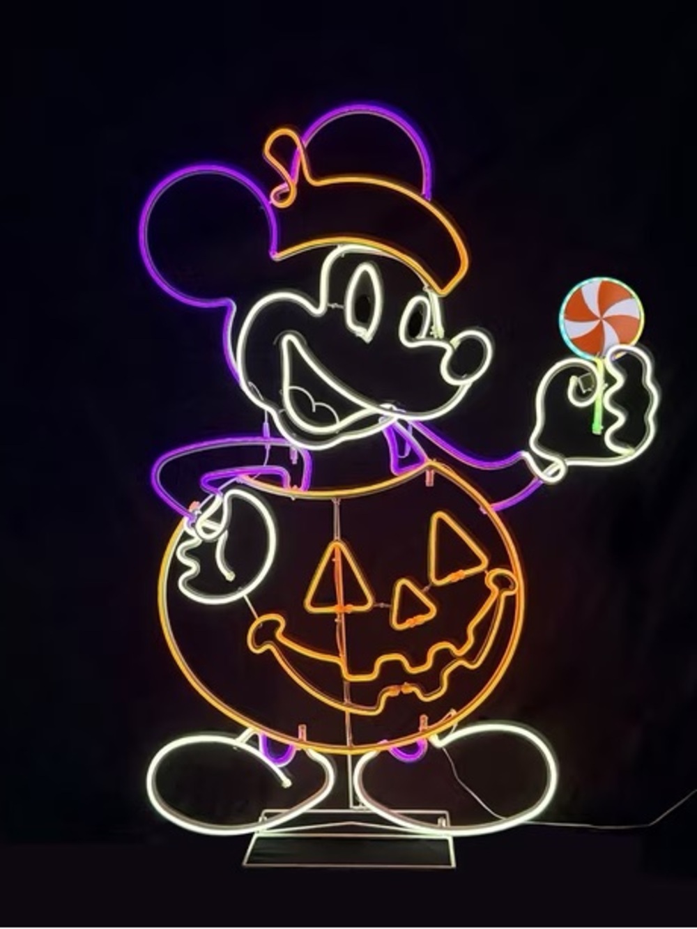 Disney 4' Neon Mickey Mouse